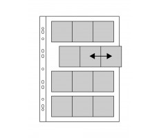 Polypropylene album pages for 120 mm negatives